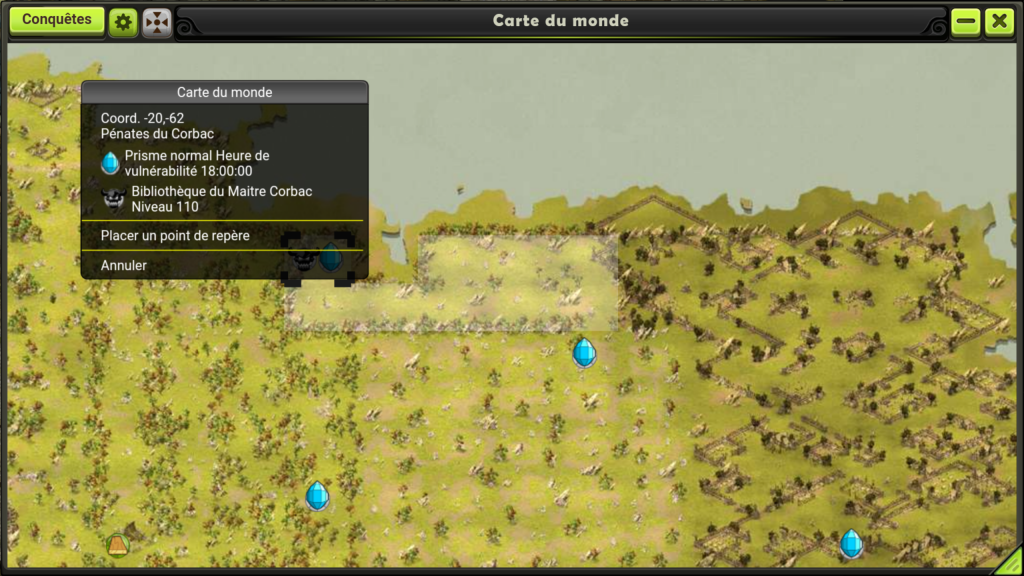 point de rencontre pour les donjons dofus