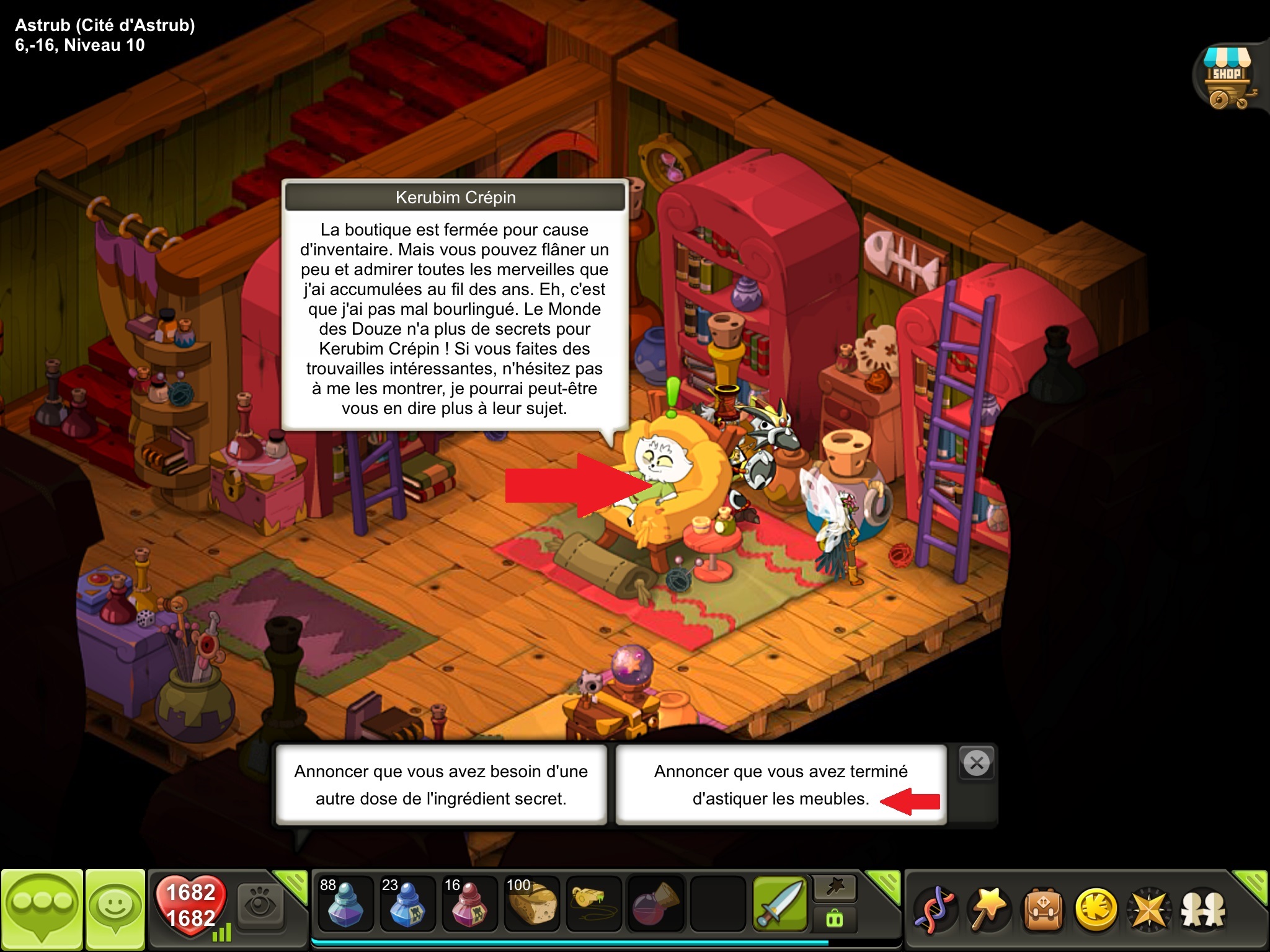 [Quête] Il faut que Cha brille Le Bazar de Papycha