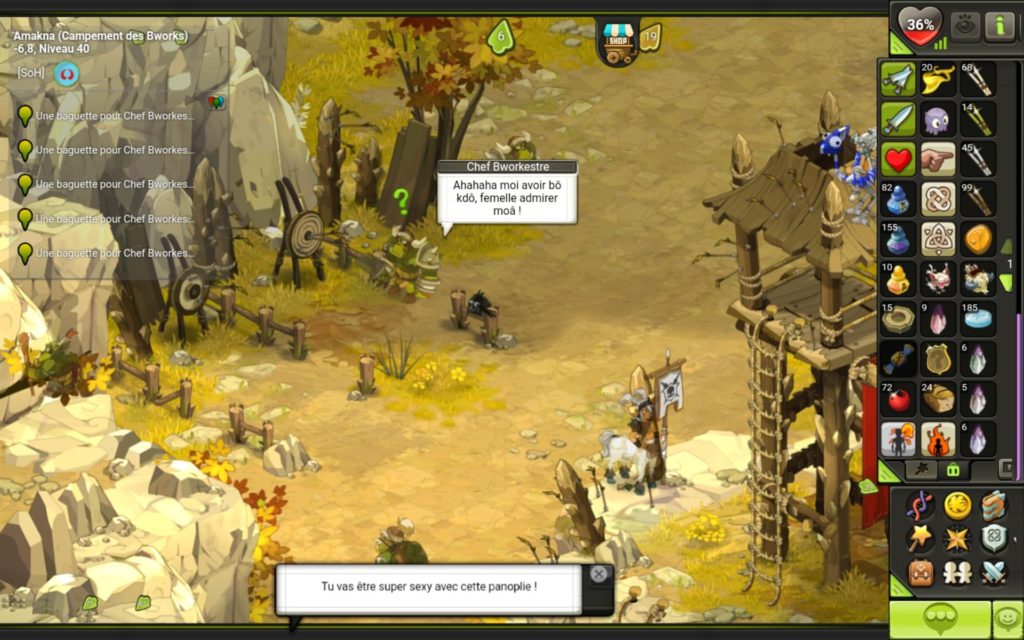 être Plus Royaliste Que Le Roi Dofus [Quête] Une baguette pour Chef Bworkestre | Le Bazar de Papycha