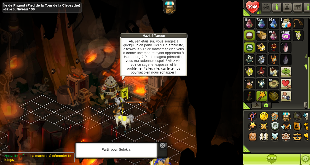 La Machine à Démonter Le Temps Dofus [Quête] La machine à démonter le temps | Le Bazar de Papycha