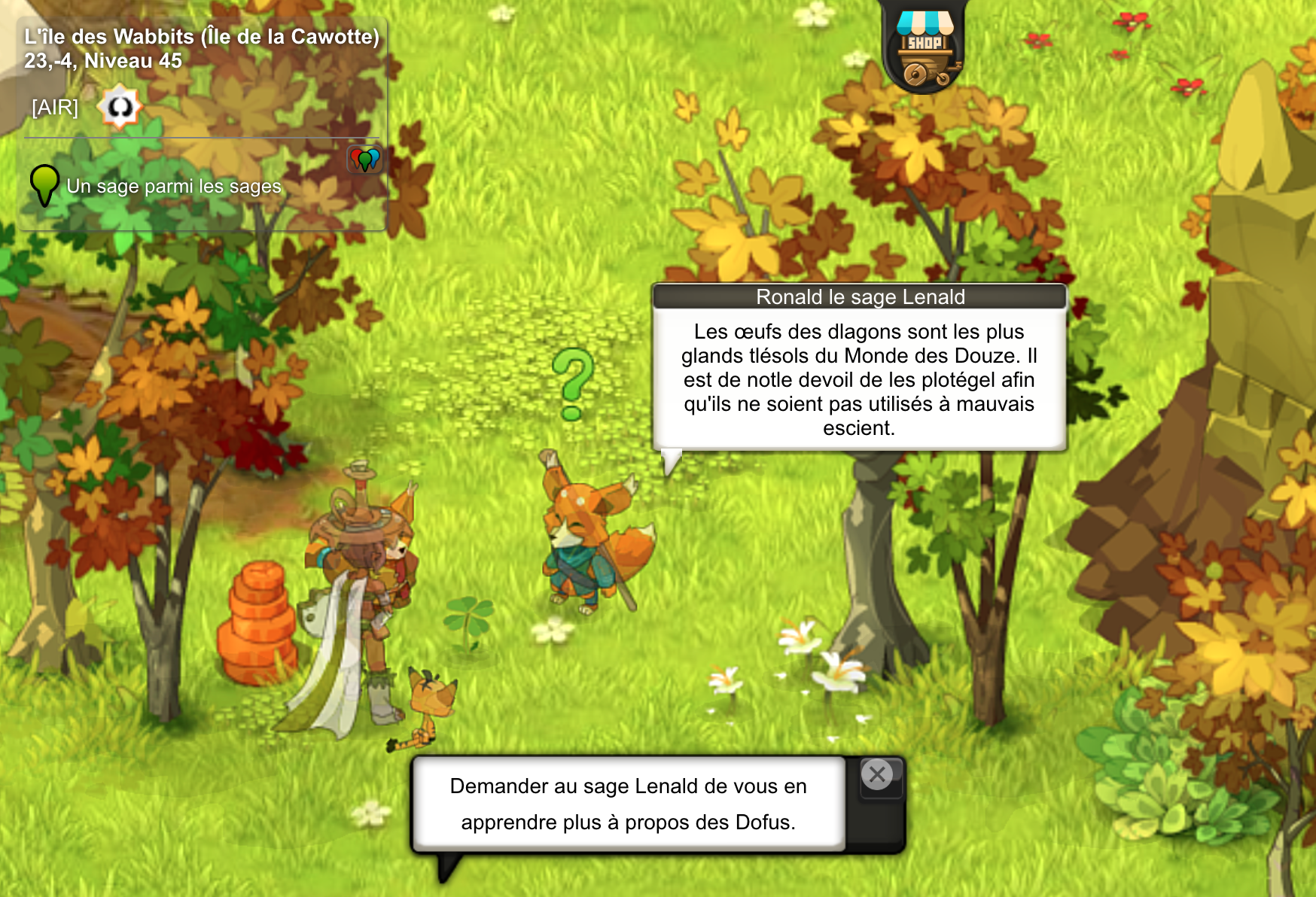 Dofus Un Sage Parmi Les Sages Quête] Un sage parmi les sages | Le Bazar de Papycha
