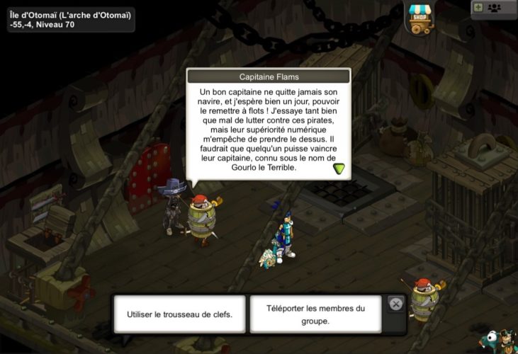 Position du PNJ pour [Donjon] Arche d'Otomaï