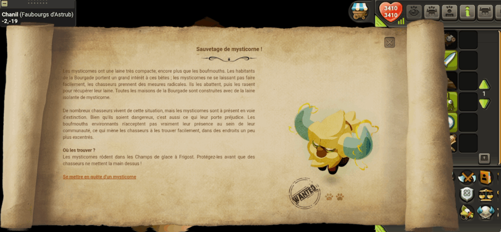 [Quête] Sauvetage de Mysticorne !