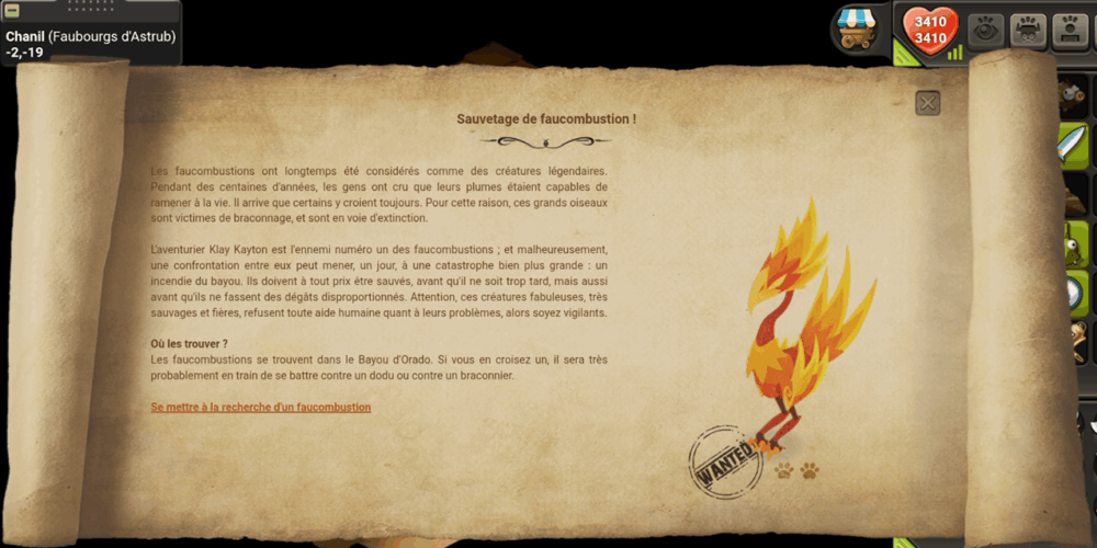 [Quête] Sauvetage de Faucombustion !