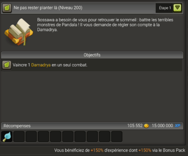 [Quête] Ne pas rester planter là